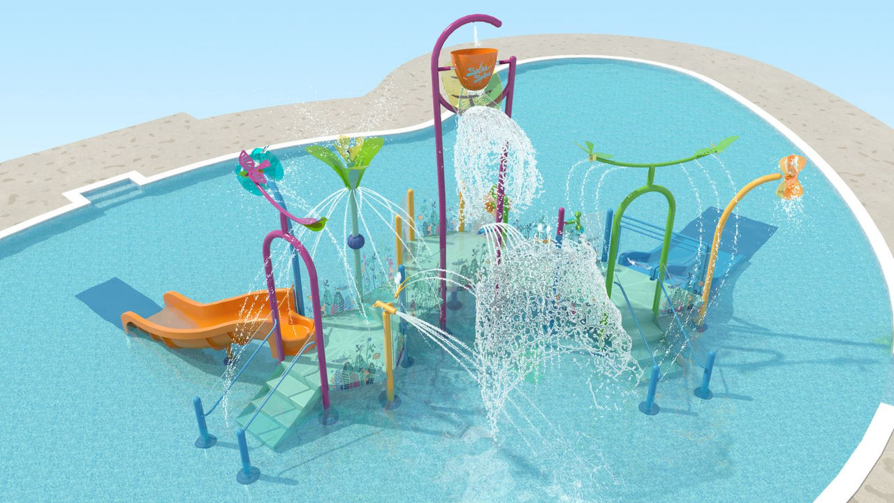 Water Playground Top View - 1
