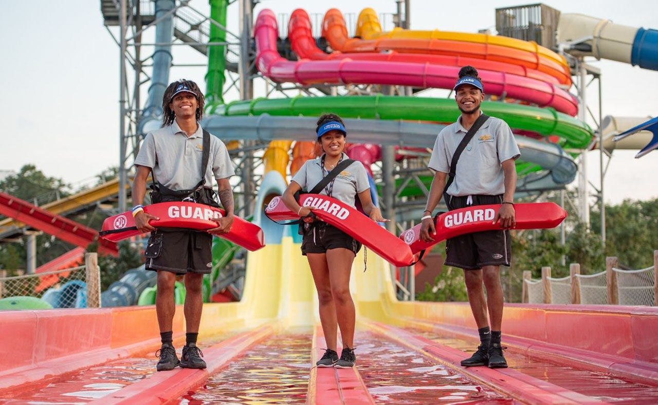 Three Lifeguards